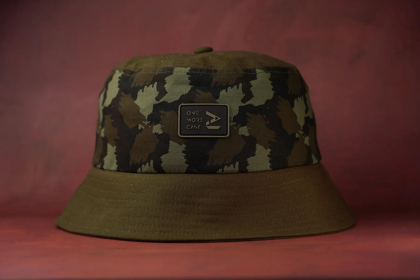 One More Cast Splash Leaf Bucket Hat