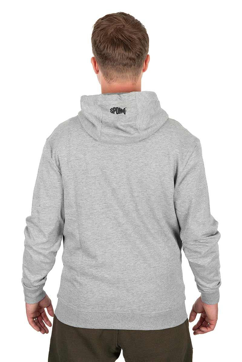 Spomb Grey Zipped Hoody