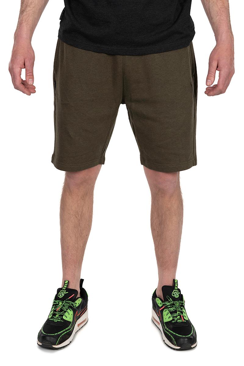 Leichte Jogger-Shorts aus der Fox-Kollektion in Grün und Schwarz 
