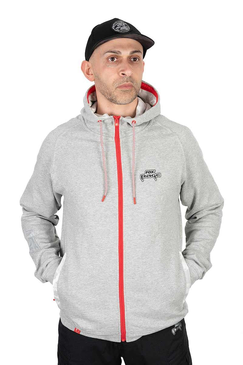 Sweat à capuche Fox Rage Voyager gris clair 