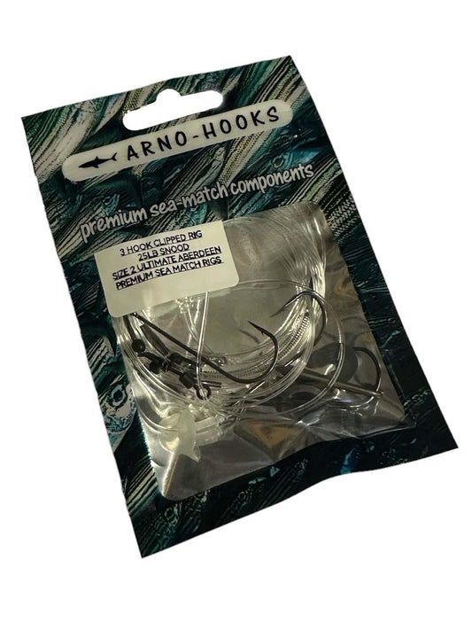 Arno-Hooks 3 Hook Clipped Rig With IMP Size 2