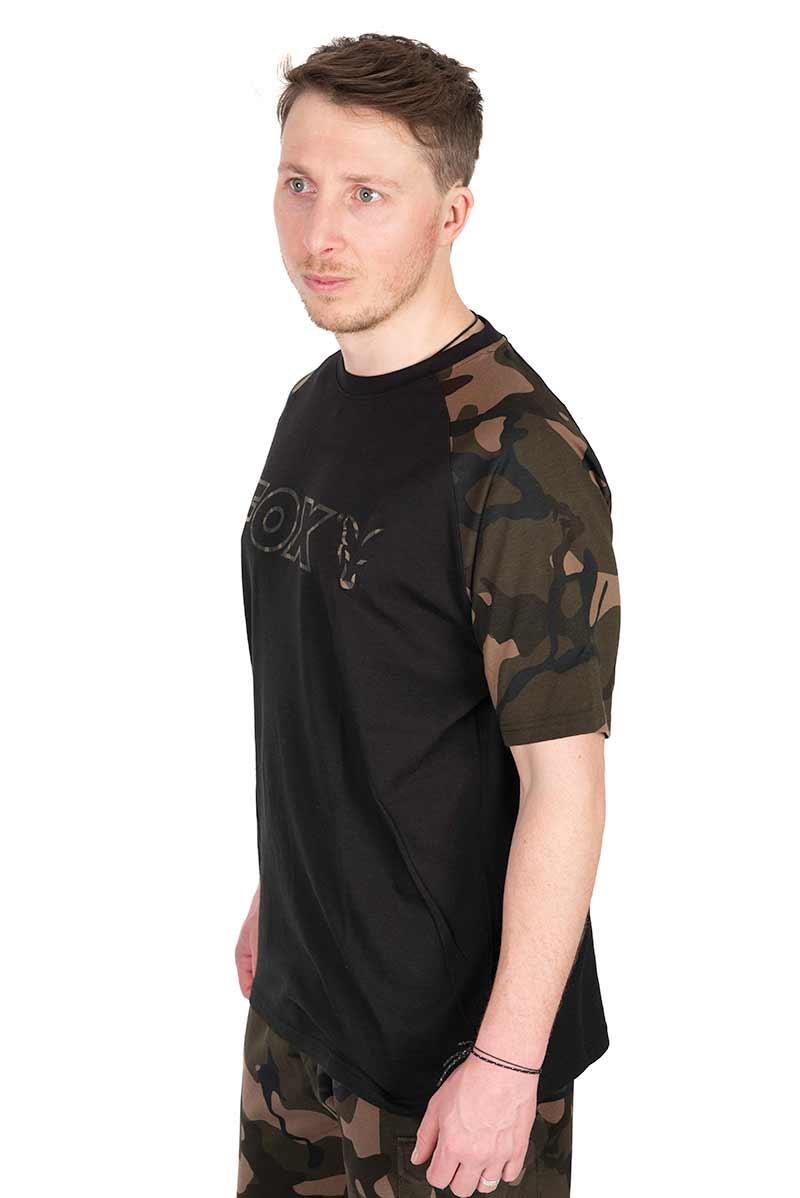 Fox Black / Camo Outline T-Shirt