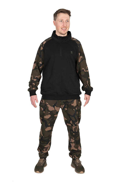 Fox LW Black / Camo Qtr Zip