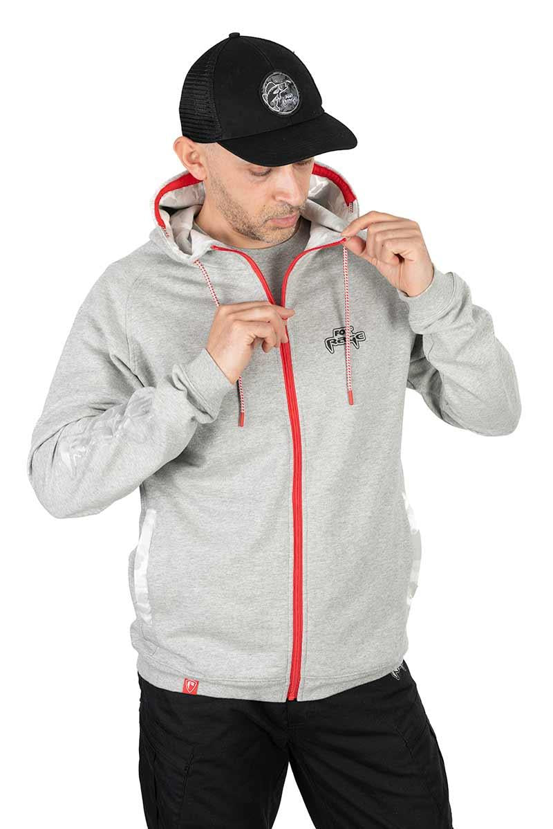 Sweat à capuche Fox Rage Voyager gris clair 