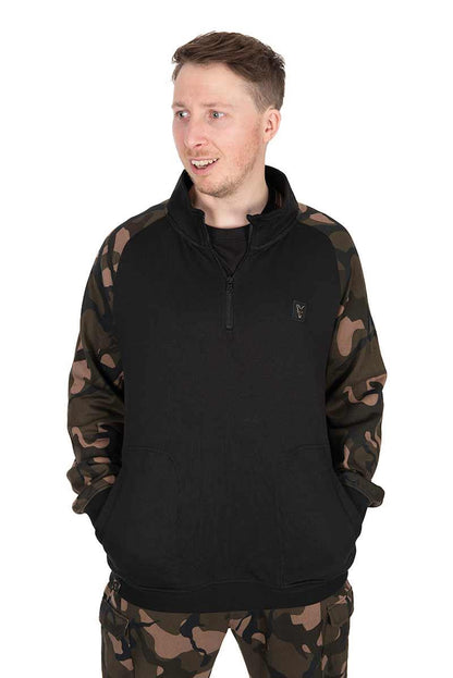 Fox LW Black / Camo Qtr Zip