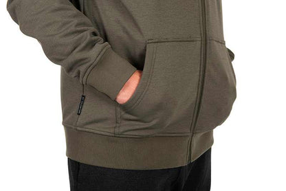 Softshell-Jacke aus der Fox-Kollektion in Grün und Schwarz 