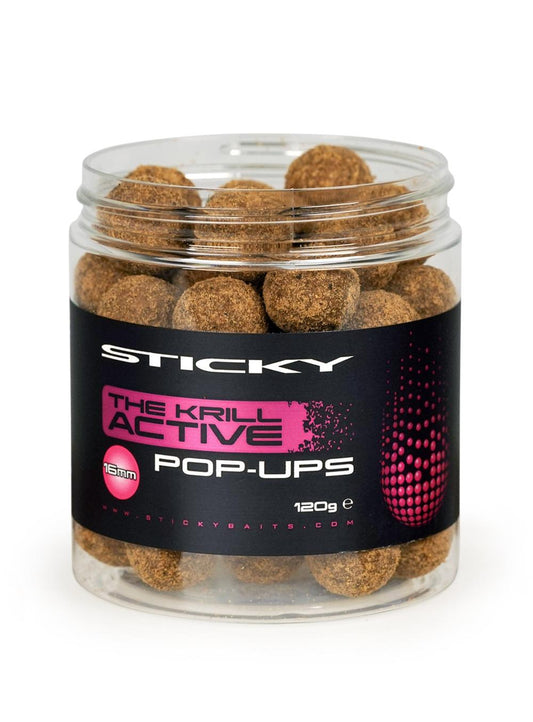 Sticky Baits The Krill Active Pop-Ups 16mm (120g pot)