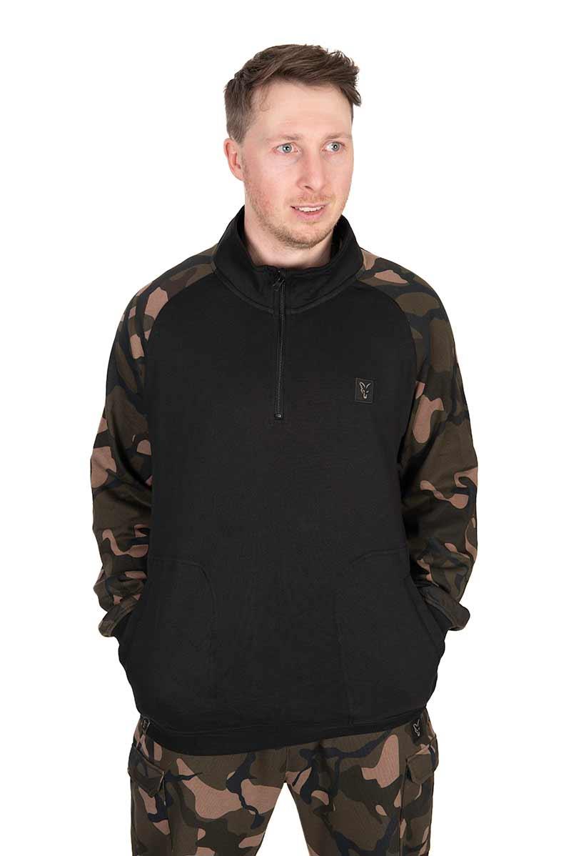 Fox LW Black / Camo Qtr Zip