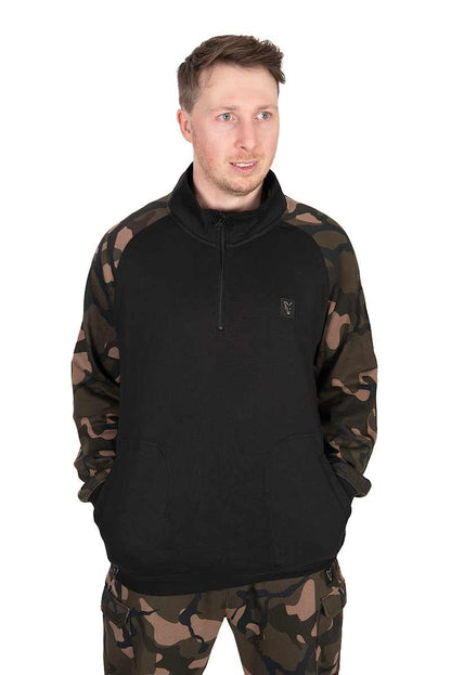 Fox LW Black / Camo Qtr Zip