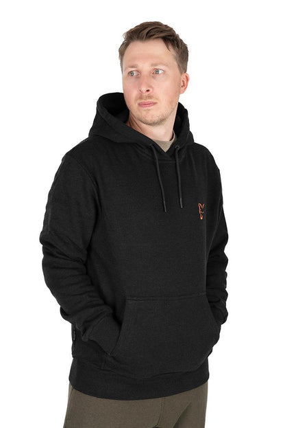 Kapuzenpullover aus der Fox-Kollektion in Schwarz und Orange 