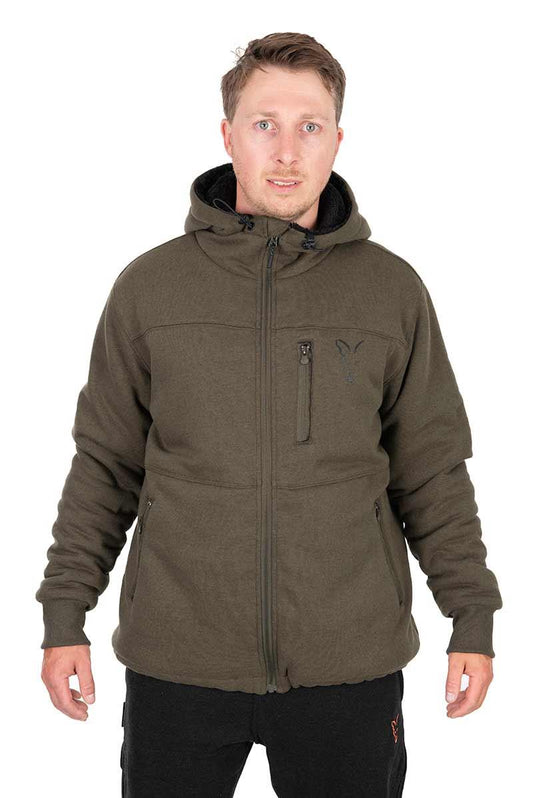 Veste Sherpa Fox Collection Vert &amp; Noir 