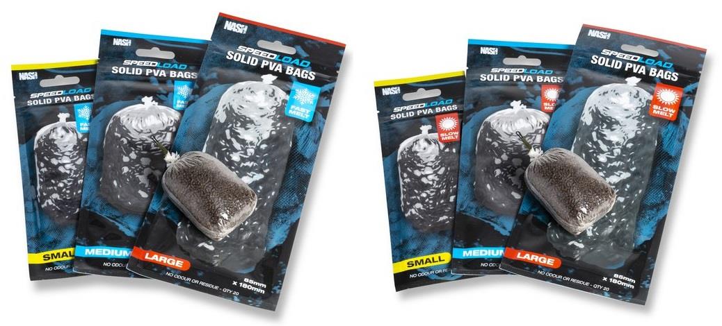 Nash Speedload Solid PVA Bags