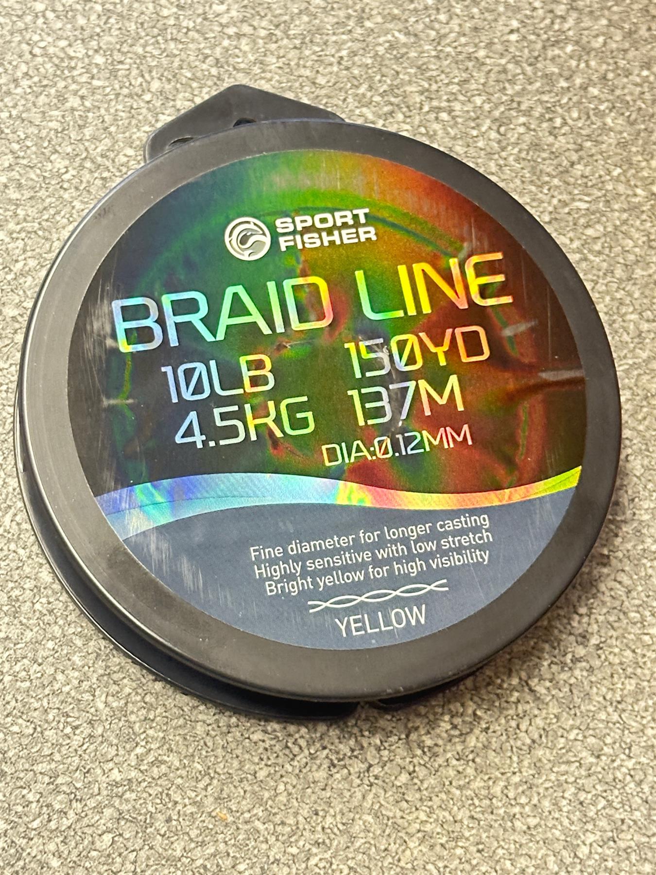 Sport Fisher Braid Line 10lb 150yds