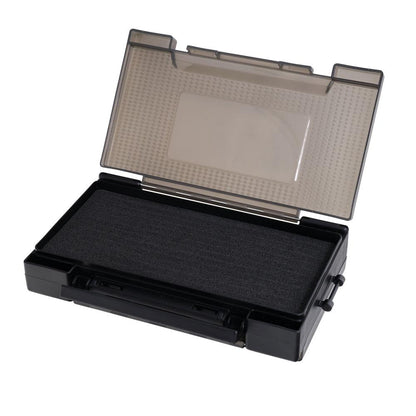HTO Slit Foam & Compartment Lure Box 174x104x41mm Dividers Black