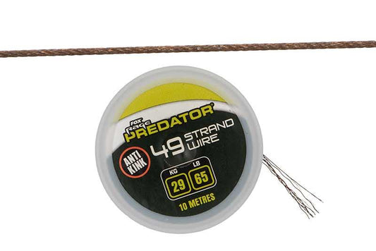 Fox Rage Predator 19 or 49-Strand Coated Steel Wire