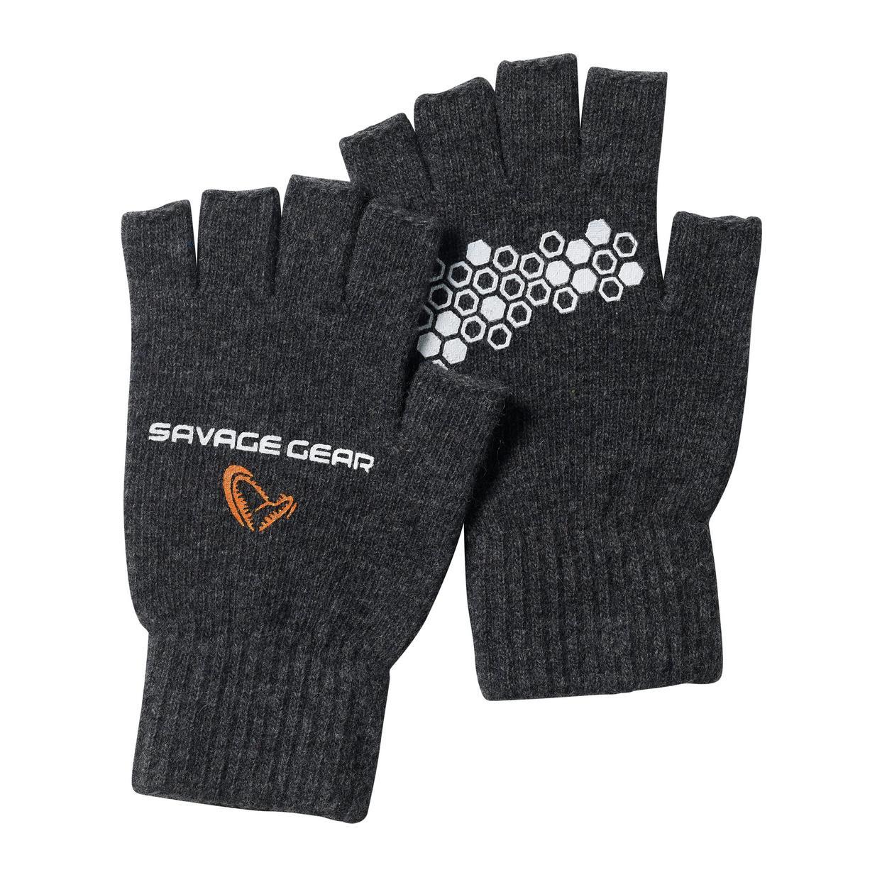 Gants demi-doigts tricotés Savage Gear