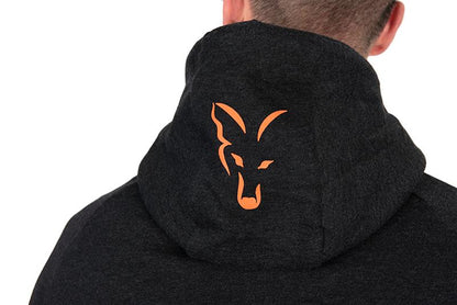 Fox Collection Light Weight Hoody Black & Orange