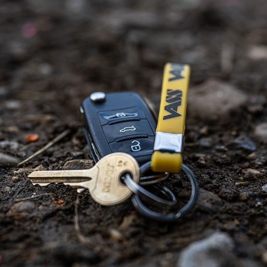 Vass Keyring Loop Yellow