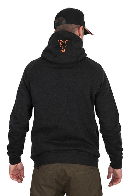 Fox Collection Light Weight Hoody Black & Orange