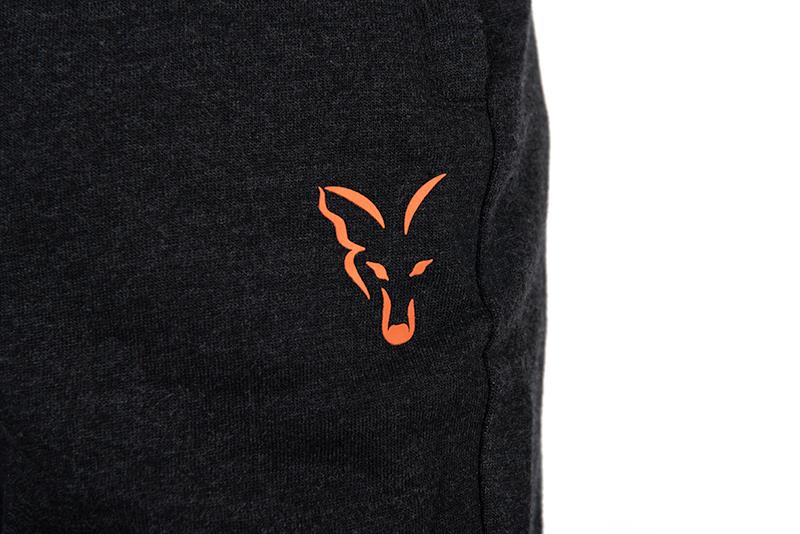 Leichte Jogginghose aus der Fox-Kollektion in Schwarz und Orange 