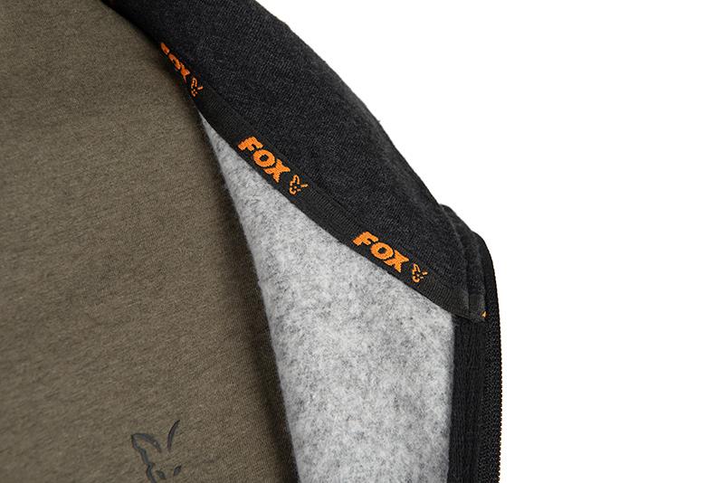 Fox Collection Light Weight Hoody Black & Orange