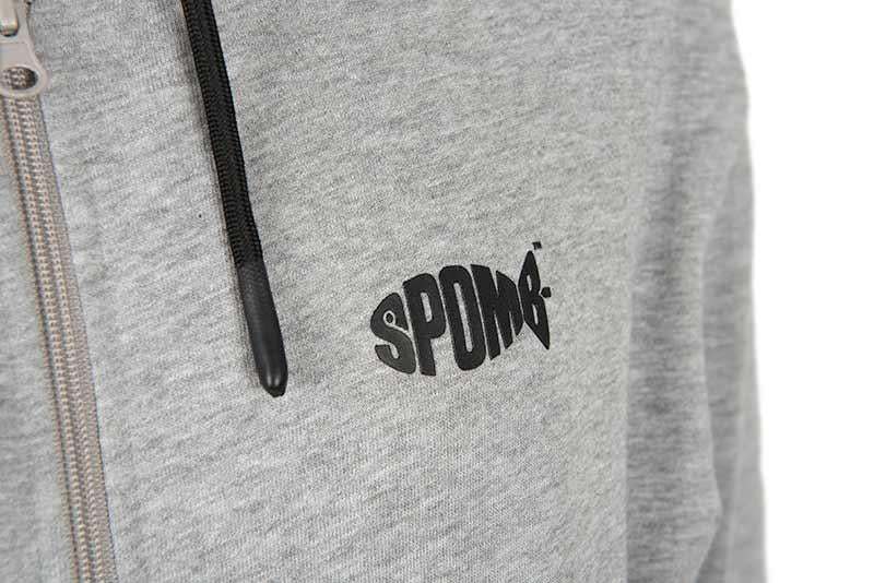 Spomb Grey Zipped Hoody