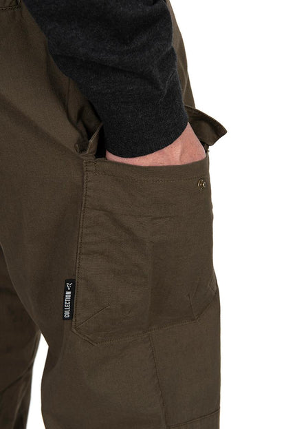 Pantalon cargo léger Fox Collection vert et noir 