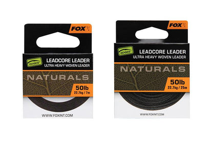 Fox Edges Naturals Leadcore Leader 