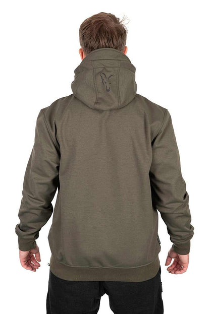 Softshell-Jacke aus der Fox-Kollektion in Grün und Schwarz 