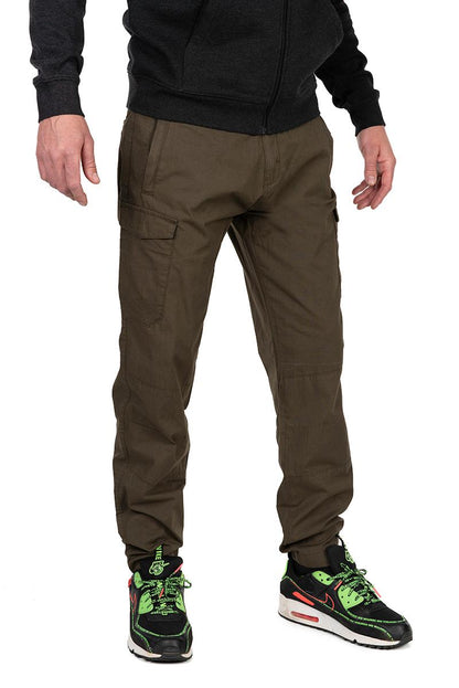 Fox Collection Light Weight Cargo Trouser Green & Black