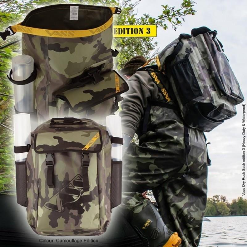 Vass Dry Fishing Ruck Sack - Edition 3 - Camouflage