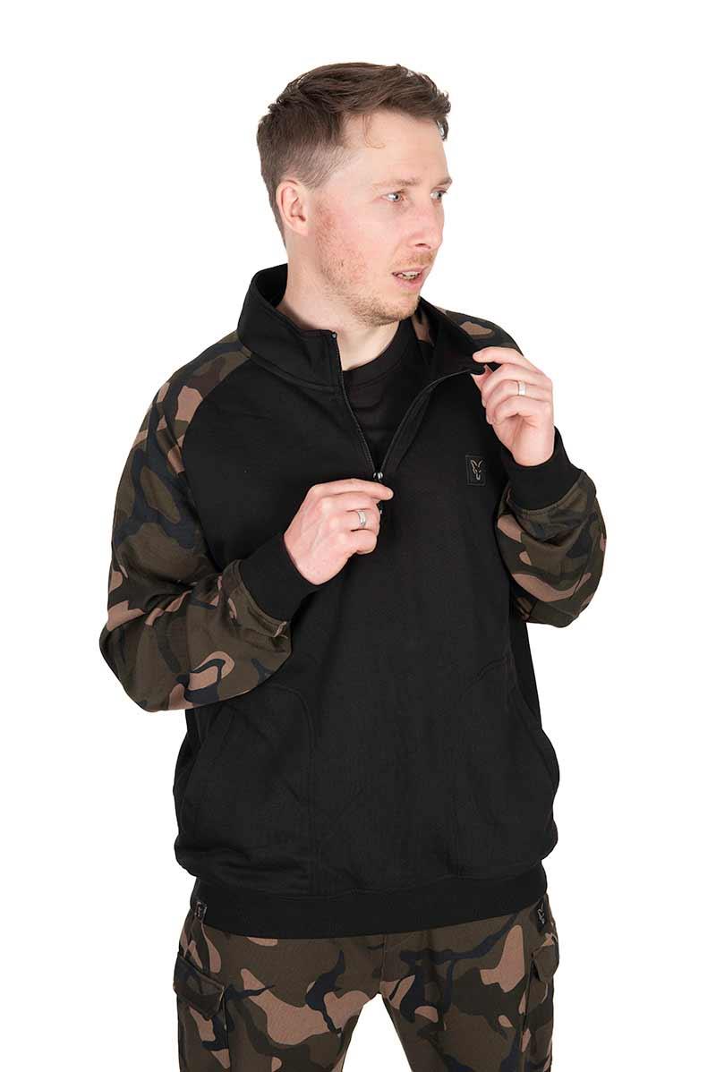 Fox LW Black / Camo Qtr Zip