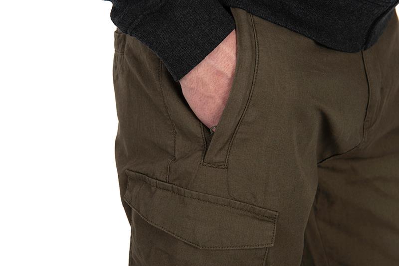 Fox Collection Light Weight Cargo Trouser Green & Black