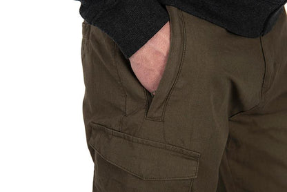 Fox Collection Light Weight Cargo Trouser Green & Black