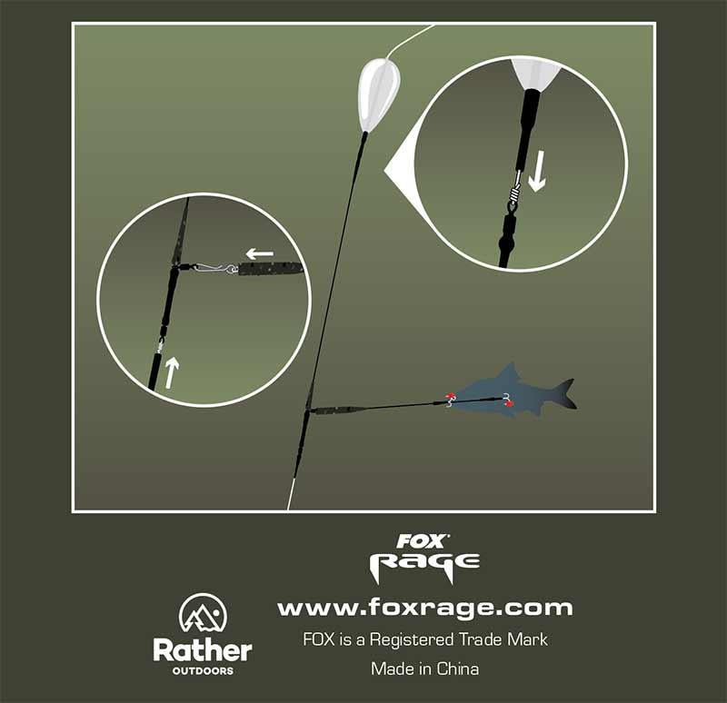 Fox Rage Predator Paternoster Up Trace 60cm