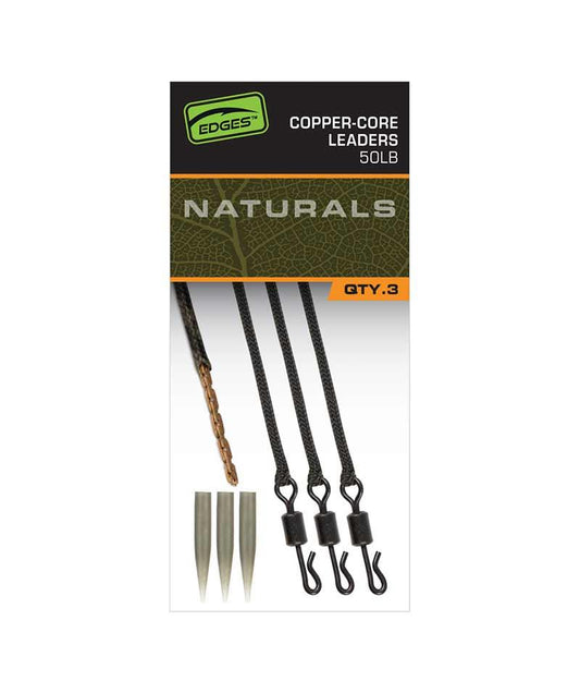 Fox Edges Naturals Copper-Core Leaders