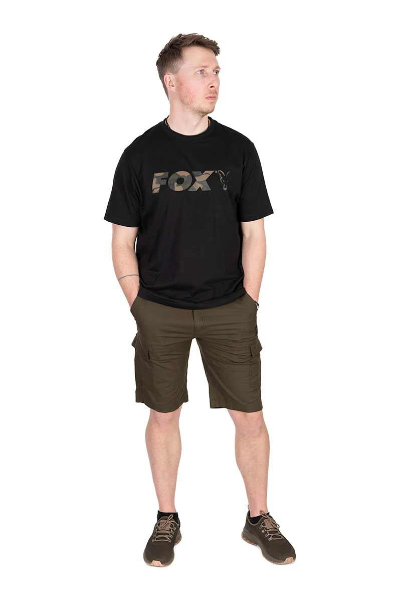 Fox Black / Camo Logo T-Shirt