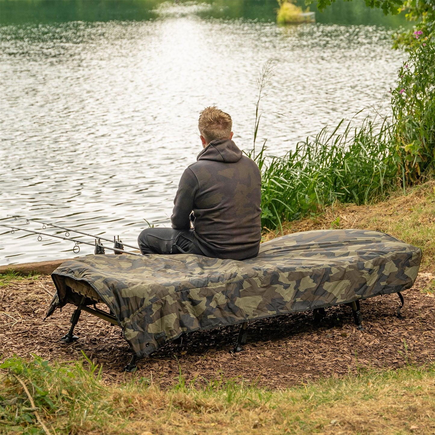 Avid Ripstop Camo Bedchair Cover