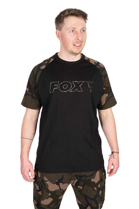 Fox Black / Camo Outline T-Shirt