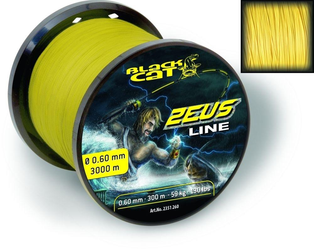 Black Cat Zeus Braided Line 58kg 130lb Yellow 3000m