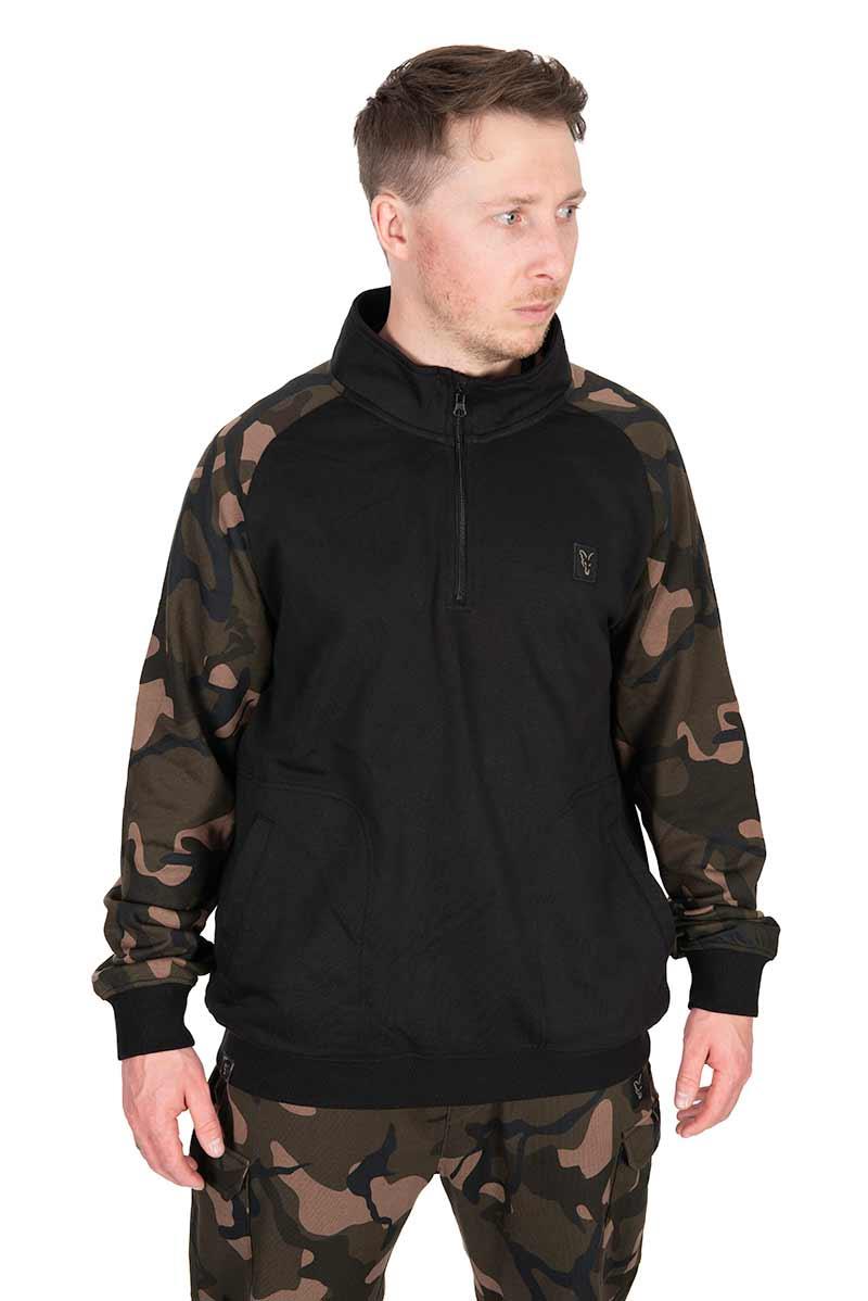 Fox LW Black / Camo Qtr Zip