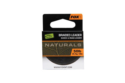 Fox Edges Naturals Braided Leader