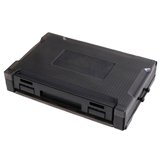 HTO Slit Foam & Compartment Lure Box 205x145x46mm Dividers Black