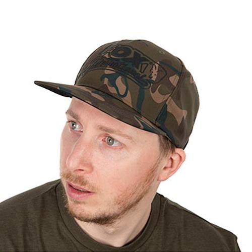 Fox Camo Flat Peak Snapback Cap – Camo