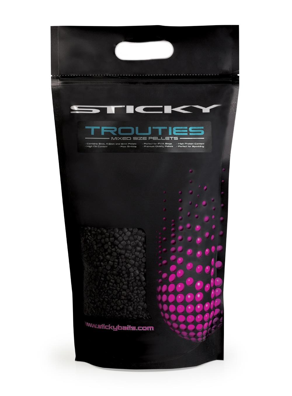 Sticky Baits Trouties Mixed Size Pellets 2.5kg