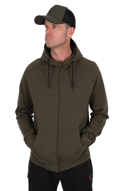 Fox Collection Light Weight Hoody Green & Black