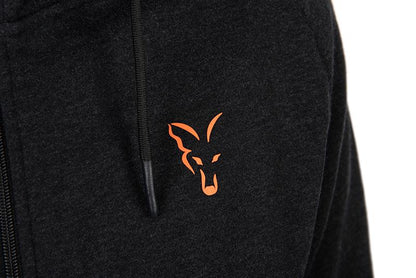 Fox Collection Light Weight Hoody Black & Orange