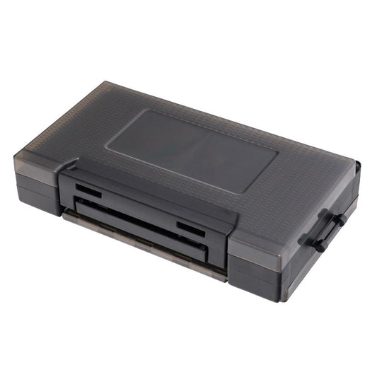 HTO Slit Foam & Compartment Lure Box 174x104x41mm Dividers Black