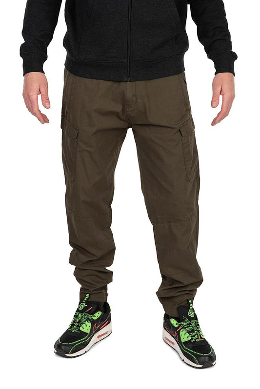 Fox Collection Light Weight Cargo Trouser Green & Black