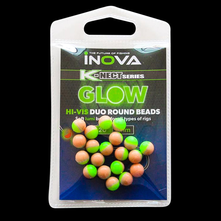 Inova Hi-Vis Duo Round Glow Beads